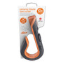 slice Box Cutters, Double Sided, Replaceable, 1.29" Carbon Steel Blade, 7" Nylon Handle, Gray/Orange Product Image 