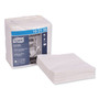 Tork Heavy-Duty Paper Wiper 1/4 Fold, 1-Ply, 12.5 x 13, White, 56/Pack, 16 Packs/Carton Product Image 