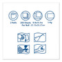Tork Advanced ShopMax Wiper 450, 9.9 x 13.1, White, 200/Roll, 2 Rolls/Carton Product Image 