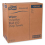 Tork Advanced ShopMax Wiper 450, 11 x 9.4, Blue, 60/Roll, 30 Rolls/Carton Product Image 