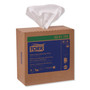 Tork Heavy-Duty Cleaning Cloth, 8.46 x 16.13, White, 80/Box, 5 Boxes/Carton Product Image 