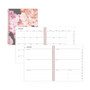 Joselyn Weekly/Monthly Planner, Floral Artwork, 11 x 8.5, Pink/Peach/Black Cover, 12-Month (Jan to Dec): 2026 Product Image 