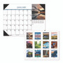 Earthscapes Scenic Desk Pad Calendar, Scenic Photos, 22 x 17, White Sheets, Black Binding/Corners,12-Month (Jan-Dec): 2026 Product Image 
