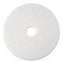Boardwalk Polishing Floor Pads, 19" Diameter, White, 5/Carton Product Image 