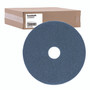 Boardwalk Scrubbing Floor Pads, 17" Diameter, Blue, 5/Carton Product Image 