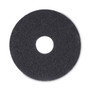 Boardwalk Stripping Floor Pads, 13" Diameter, Black, 5/Carton Product Image 