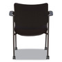 Alera IV Series Fabric Back/Seat Guest Chairs, 24.8" x 22.83" x 32.28", Black Seat, Black Back, Black Base, 2/Carton Product Image 