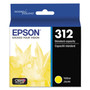 Epson T312923-S (312XL) Claria High-Yield Ink, 830 Page-Yield, Cyan/Magenta/Yellow Product Image 
