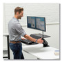 Fellowes Lotus RT Sit-Stand Workstation, 48" x 30" x 42.2" to 49.2", Black Product Image 