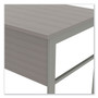 Linea Italia Urban Series Desk Workstation, 47.25" x 23.75" x 29.5", Ash Product Image 