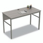 Linea Italia Urban Series Desk Workstation, 47.25" x 23.75" x 29.5", Ash Product Image 