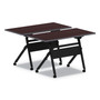 Alera Flip and Nest Table Base, 32.25w x 23.63d x 28.5h, Black Product Image 
