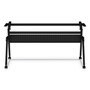 Alera Flip and Nest Table Base, 55.88w x 23.63d x 28.5h, Black Product Image 