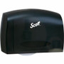 Scott Essential Coreless Jumbo Roll Toilet Paper Dispenser - Coreless Dispenser - 1 x Roll - 9.8" Height x 14.3" Width x 6" Depth - Plastic - Black Product Image 