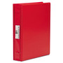 Charles Leonard VariCap Expandable Binder, 2 Posts, 6" Capacity, 11 x 8.5, Red (LEO61603) View Product Image