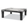Innovera Single Level Monitor Riser, 13.13" x 13.5" x 4.92" to 7.28", Black Product Image 