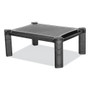 Innovera Large Monitor Stand with Cable Management, 12.99" x 17.1" x 6.6", Black, Supports 22 lbs Product Image 