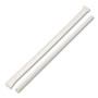 Boardwalk Individually Wrapped Paper Straws, 7.75" x 0.25", White, 3,200/Carton Product Image 