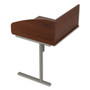 Linea Italia Study Carrell Add On, 1-Leg, 31.25 x 23.25 x 45.25, Cherry Product Image 