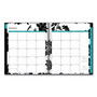 Blue Sky Analeis Monthly Planner, Floral Artwork, 10 x 8, White/Black/Coral Cover, 12-Month (Jan to Dec): 2025 Product Image 