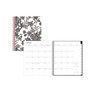 Blue Sky Analeis Monthly Planner, Floral Artwork, 10 x 8, White/Black/Coral Cover, 12-Month (Jan to Dec): 2025 Product Image 