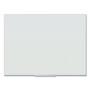 U Brands Floating Glass Ghost Grid Dry Erase Board, 48" x 36" (Actual Size: 47" x 35"), White Surface Product Image 