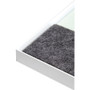 U Brands 3N1 Magnetic Glass Dry Erase Combo Board, Weekly Planning, 36 x 25 (Actual Size: 36 x 15.25), Gray/White Surface, White Frame Product Image 