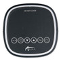 Alera Ceramic Heater Tower with Remote Control, 1,500 W, 7.17 x 7.17 x 22.95, Black Product Image 
