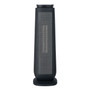 Alera Ceramic Heater Tower with Remote Control, 1,500 W, 7.17 x 7.17 x 22.95, Black Product Image 