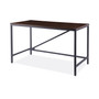 Alera Industrial Series Table Desk, 47.25" x 23.63" x 29.5", Modern Walnut Product Image 