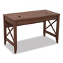 Alera Sit-to-Stand Table Desk, 47.25" x 23.63" x 29.5" to 43.75", Modern Walnut Product Image 