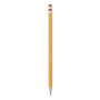 Paper Mate EverStrong #2 Pencils, HB (#2), Black Lead, Gold Barrel, Dozen Product Image 