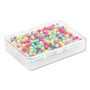 U Brands Map Push Pins, Plastic, Assorted, 0.5", 300/Pack Product Image 
