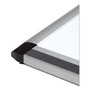 U Brands PINIT Magnetic Dry Erase Board, 36" x 24" (Actual Size: 35" x 23"), White Surface, Satin Aluminum Frame Product Image 