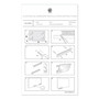 U Brands Floating Glass Dry Erase Calendar, Monthly Planning/Scheduling, 48" x 36" (Actual Size: 47" x 35"), White Surface Product Image 