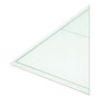 U Brands Floating Glass Dry Erase Calendar, Monthly Planning/Scheduling, 48" x 36" (Actual Size: 47" x 35"), White Surface Product Image 