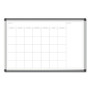 U Brands PINIT Magnetic Dry Erase Calendar, Monthly Planning/Scheduling, 36 x 24 (Actual Size: 35 x 23), White Surface, Aluminum Frame Product Image 
