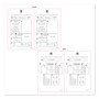 U Brands Cubicle Glass Dry Erase Board, Monthly Planning/Scheduling Calendar, 20" x 5.5", White Surface Product Image 