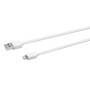 Innovera USB Apple Lightning Cable, 3 ft, White Product Image 