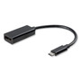 Innovera USB Type-C to DisplayPort Adapter, 6 ft, Black Product Image 
