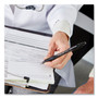 Paper Mate Profile Gel Pen, Retractable, Fine 0.5 mm, Black Ink, Translucent Black Barrel, Dozen Product Image 