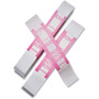 ICONEX SecurIT Currency Straps - Total $250 - Color Coded, Sturdy, Adhesive - Kraft Paper - Red Product Image 