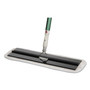 AbilityOne 7920015748715, SKILCRAFT 3M Easy Scrub Flat Mop Tool, 16" Wide White Microfiber Head, 54" Green Aluminum Handle Product Image 
