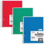 Mead 5-subject Spiral Notebook - 180 Sheets - Wire Bound - College Ruled Front Ruling - 7 1/2" x 10 1/2" Sheet Size - White Paper Product Image 
