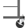 Cosco Smartfold Portable Work Desk Table - Four Leg Base - 4 Legs - 400 lb Capacity - 14.50" Table Top Width x 25.51" Table Top Depth - 55.25" Height Product Image 