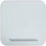 U Brands Magnetic Glass Frameless Dry-Erase Board - 36" (3 ft) Width x 36" (3 ft) Height - White Tempered Glass Surface - Square - Horizontal/Vertical - Magnetic Product Image 