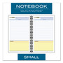 Cambridge Wirebound Guided QuickNotes Notebook, 1-Subject, List-Management Format, Dark Gray Cover, (80) 8 x 5 Sheets View Product Image