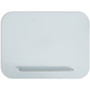 U Brands Magnetic Glass Frameless Dry-Erase Board - 36" (3 ft) Width x 24" (2 ft) Height - White Glass Surface - Rectangle - Horizontal/Vertical - Magnetic Product Image 