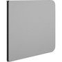 Cosco Fold Portable Indoor/Outdoor Utility Table - 200 lb Capacity - Height Adjustable - 48" Table Top Width x 24" Table Top Depth - 28" Height - Gray Product Image 