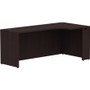 Lorell Essentials Series Right Corner Credenza - 29.5" Height x 36" Width x 24" Depth x 72" Length Credenza, x 1" Thickness Top - Finish: Espresso Laminate Product Image 